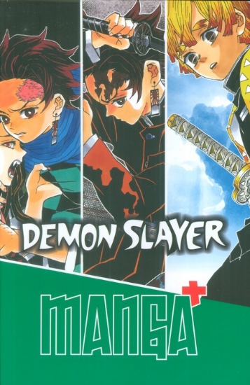 تصویر  مجموعه مانگا پلاس انگلیسی شیطان کش (DEMON SLAYER)،(جلد1تا3،کمیک استریپ)،(3جلدی،باقاب)